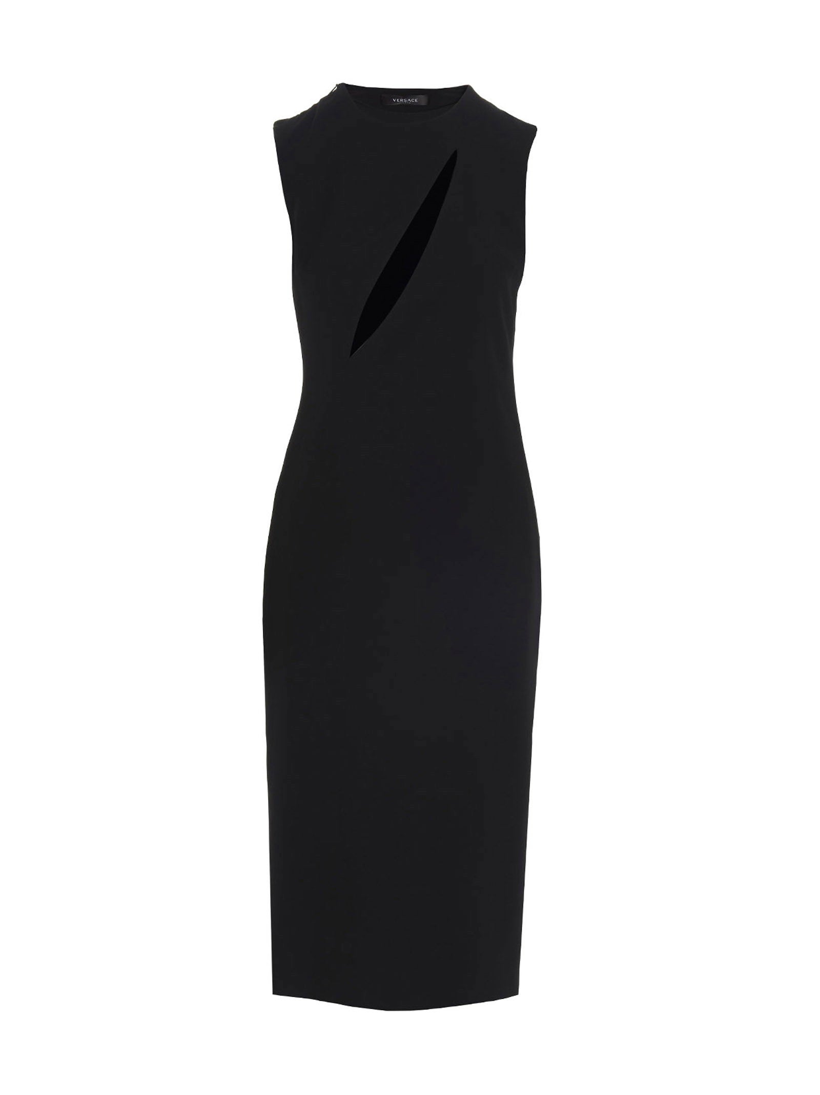 Versace Cut Out Midi Dress – 74% acetate 26% viscose