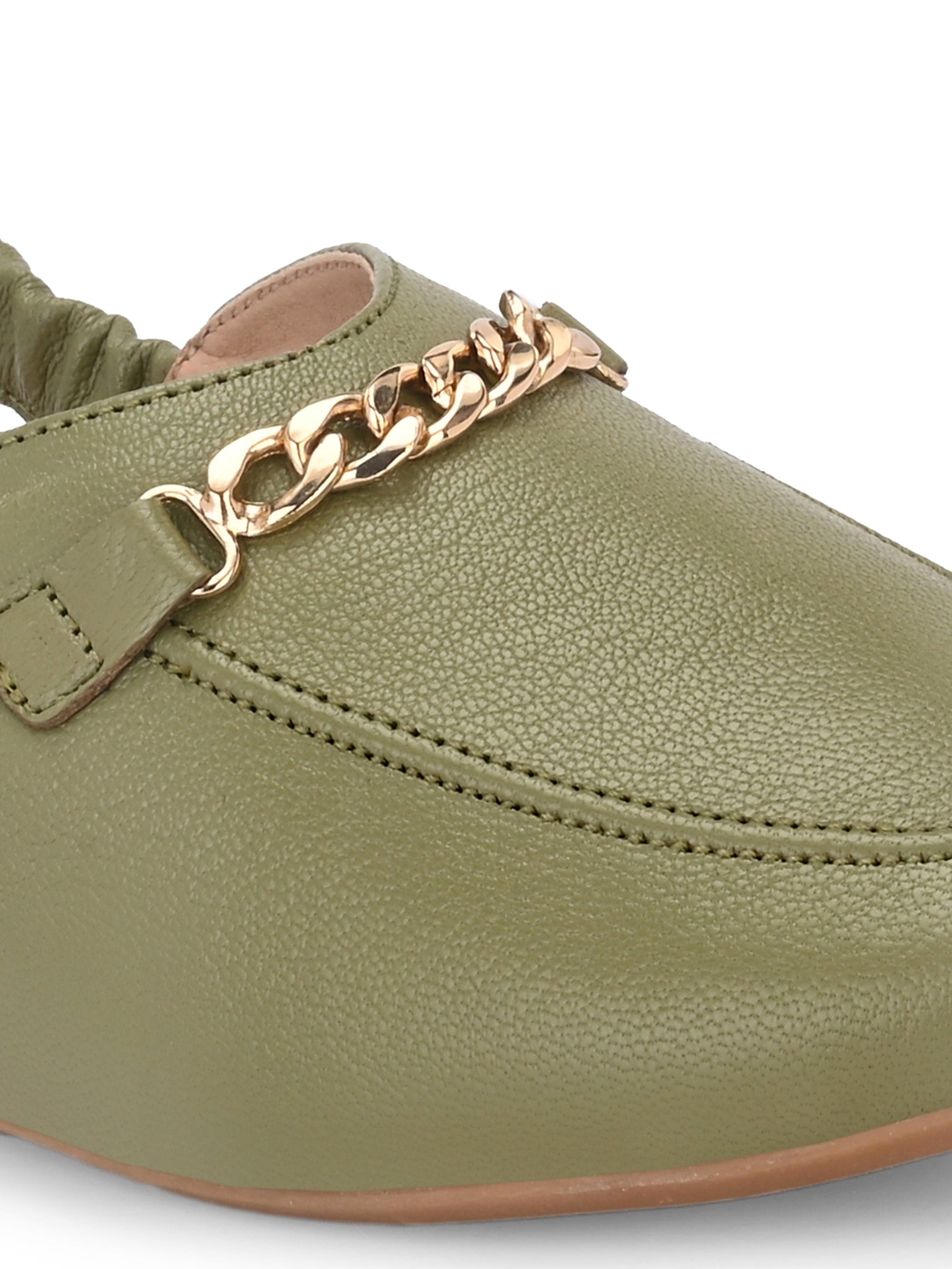 Egoss Shoes Mules by Lady Boss x Egoss – Olive - view 3