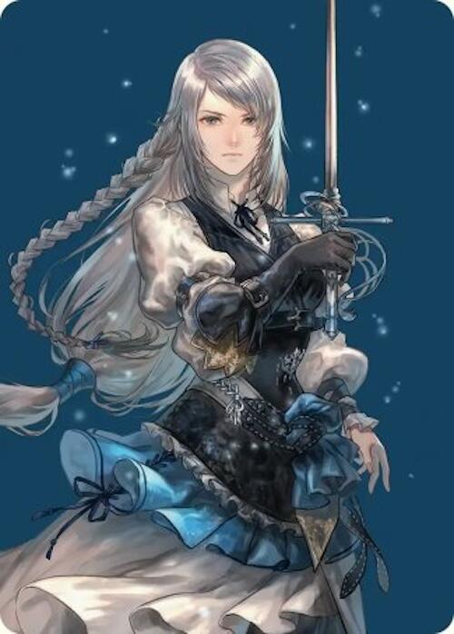 Magic 43/53 - Jill, Shiva's Dominant Art Card [FINAL FANTASY: Art Series] [Non-Stamped]