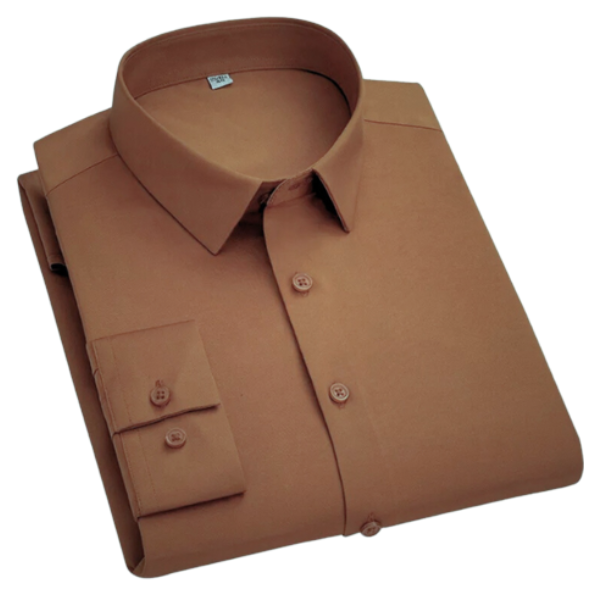 BlackTree Frankshop Casual Pure Cotton Dusty Brown Shirt for Man