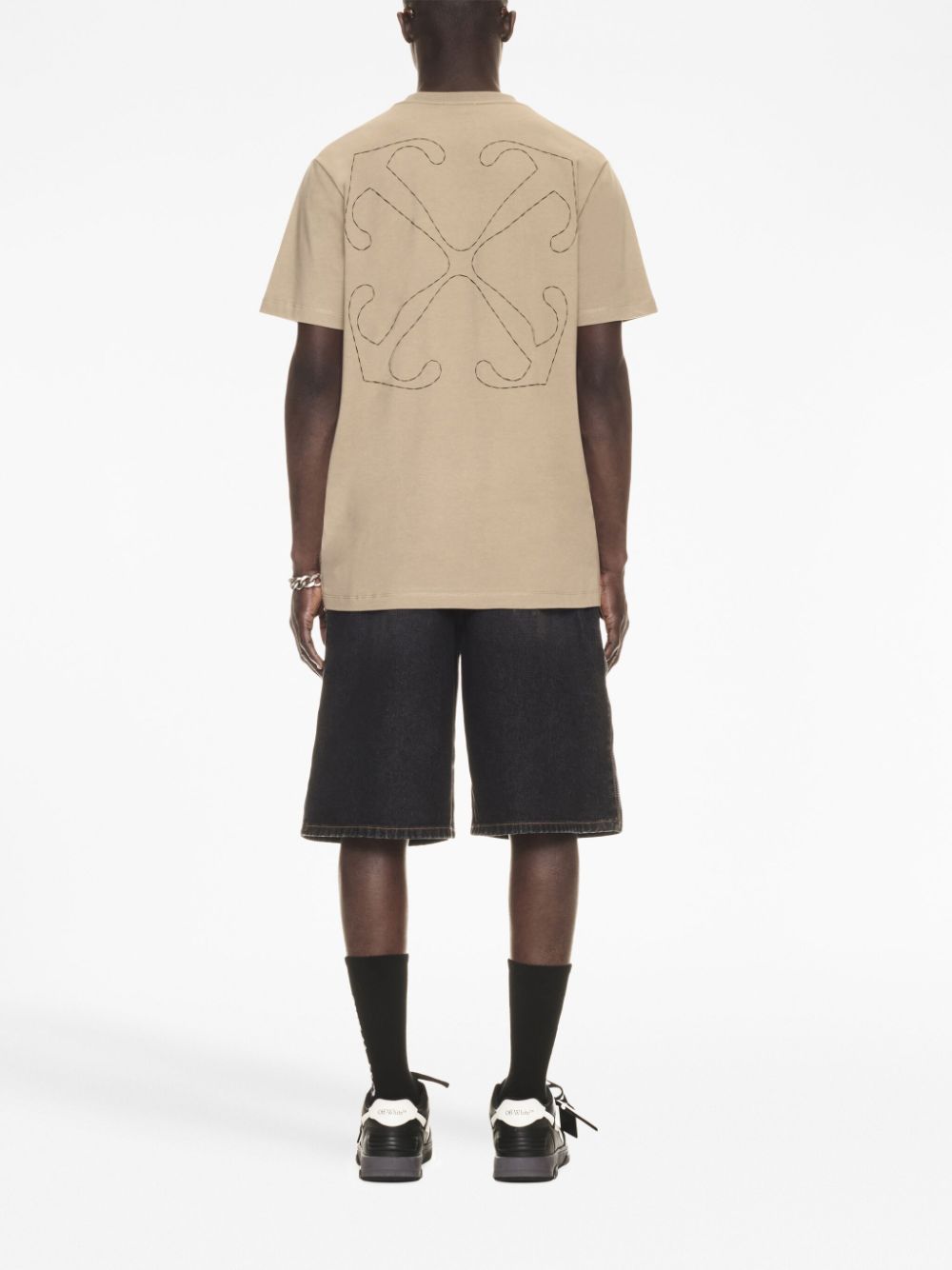 Off White Logo cotton t-shirt – Cotton 100% - view 3