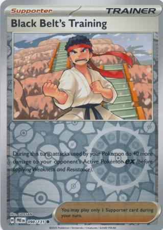 Common sv085-098 reverse – Pokémon Black Belt's Training - 098/131 - Common [sv085-098] [Reverse Holo]