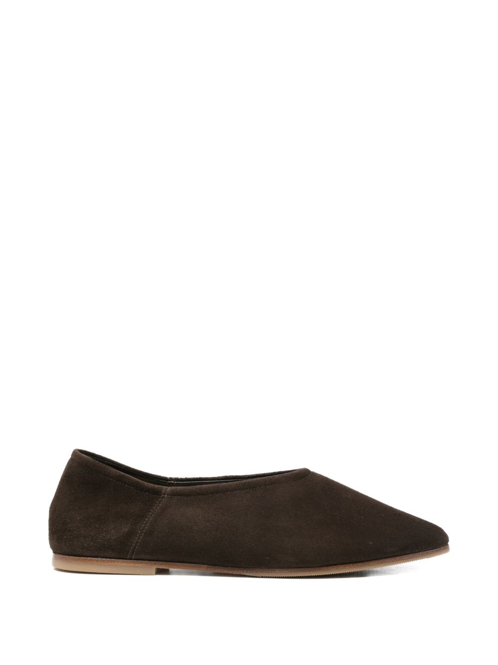 Babu' Milano Umber ballet flats – Outer: Calf Leather 50%