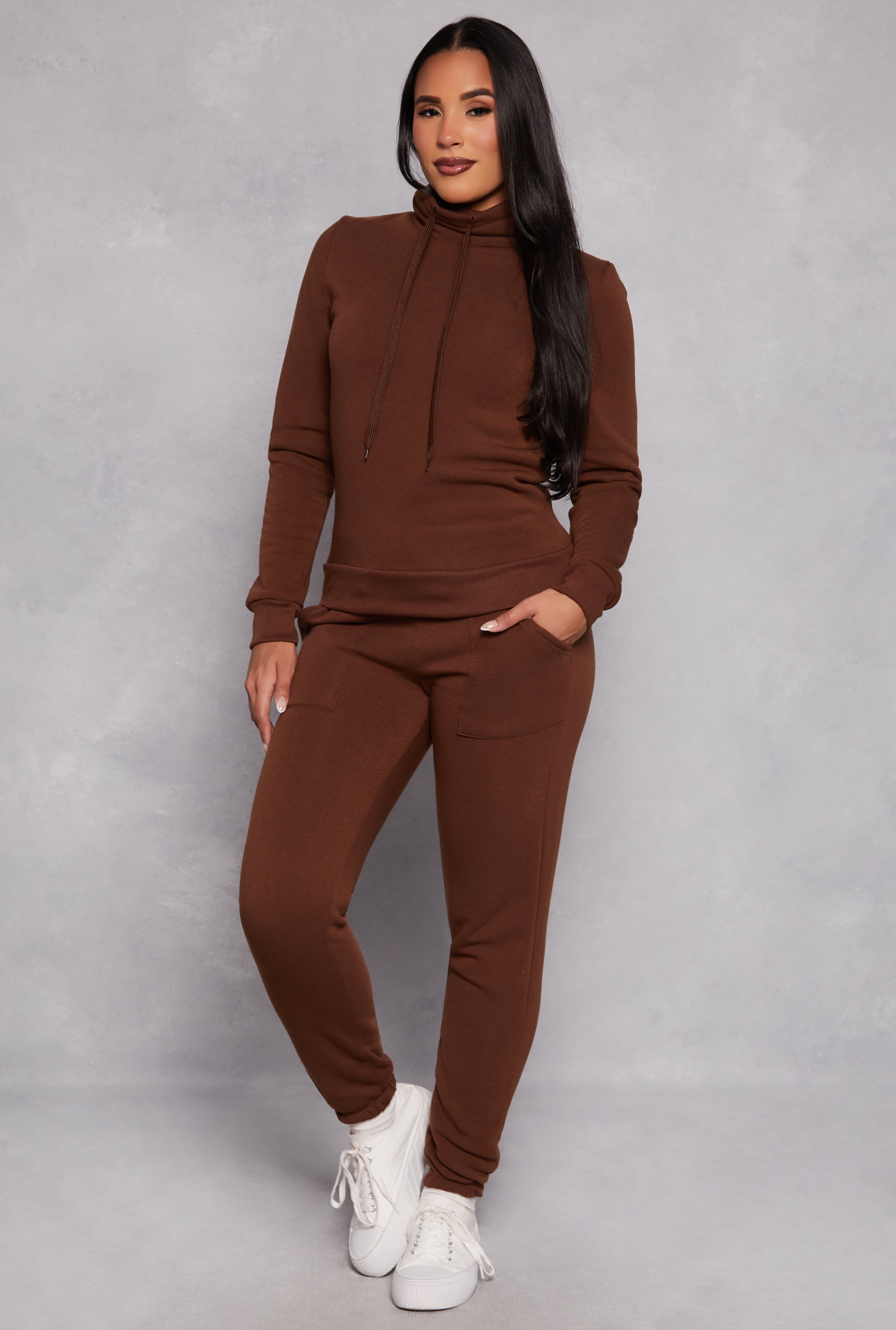 Rainbow Shops Funnel Neck Sweatshirt – Women's - view 2