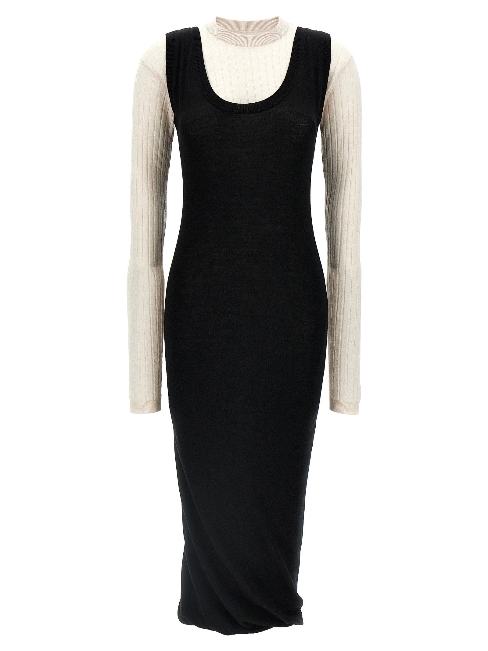 Marni Multi-layered Dress – 100% wool
