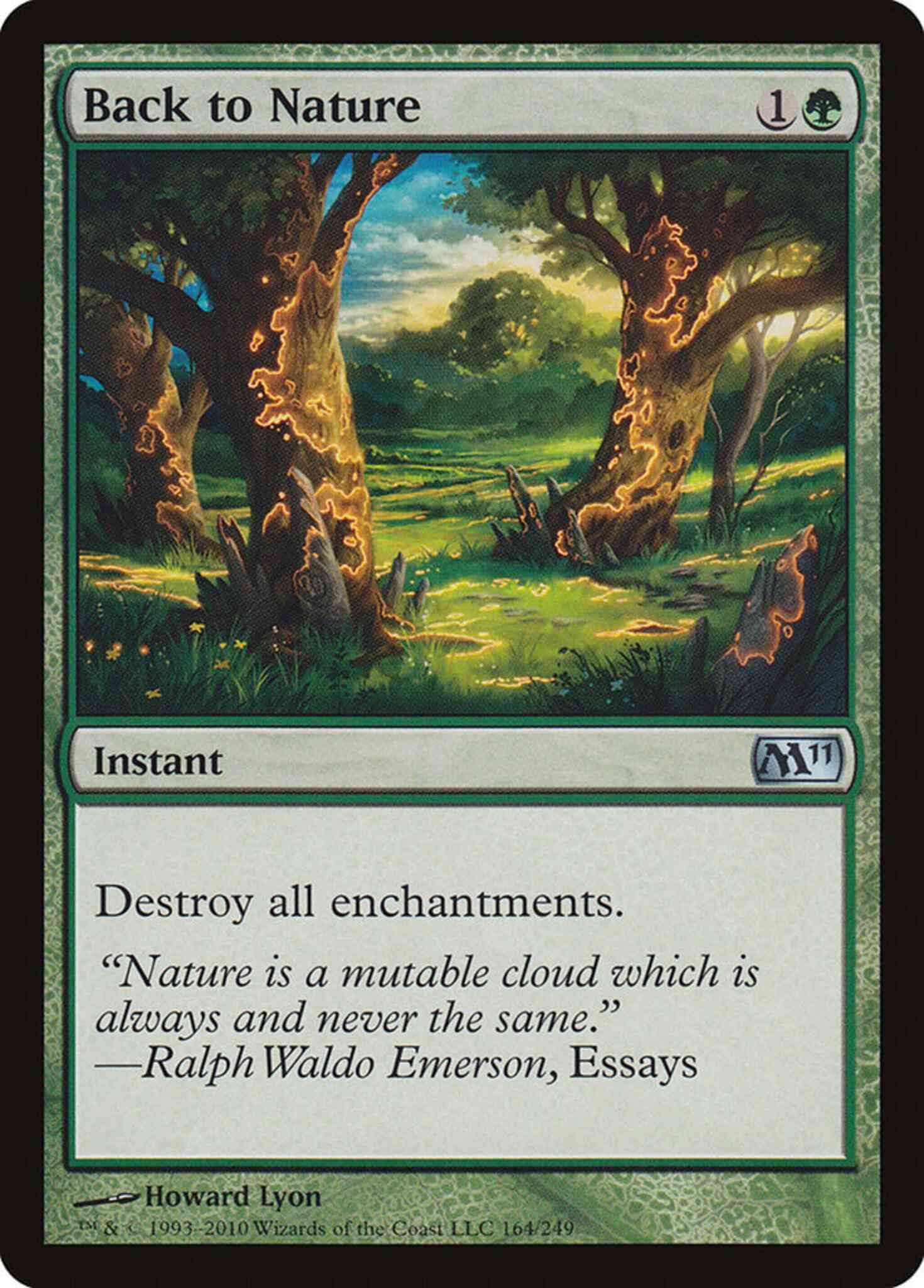 Nature 164 magic – Back to Nature [164] [Magic 2011] [Non-Foil]
