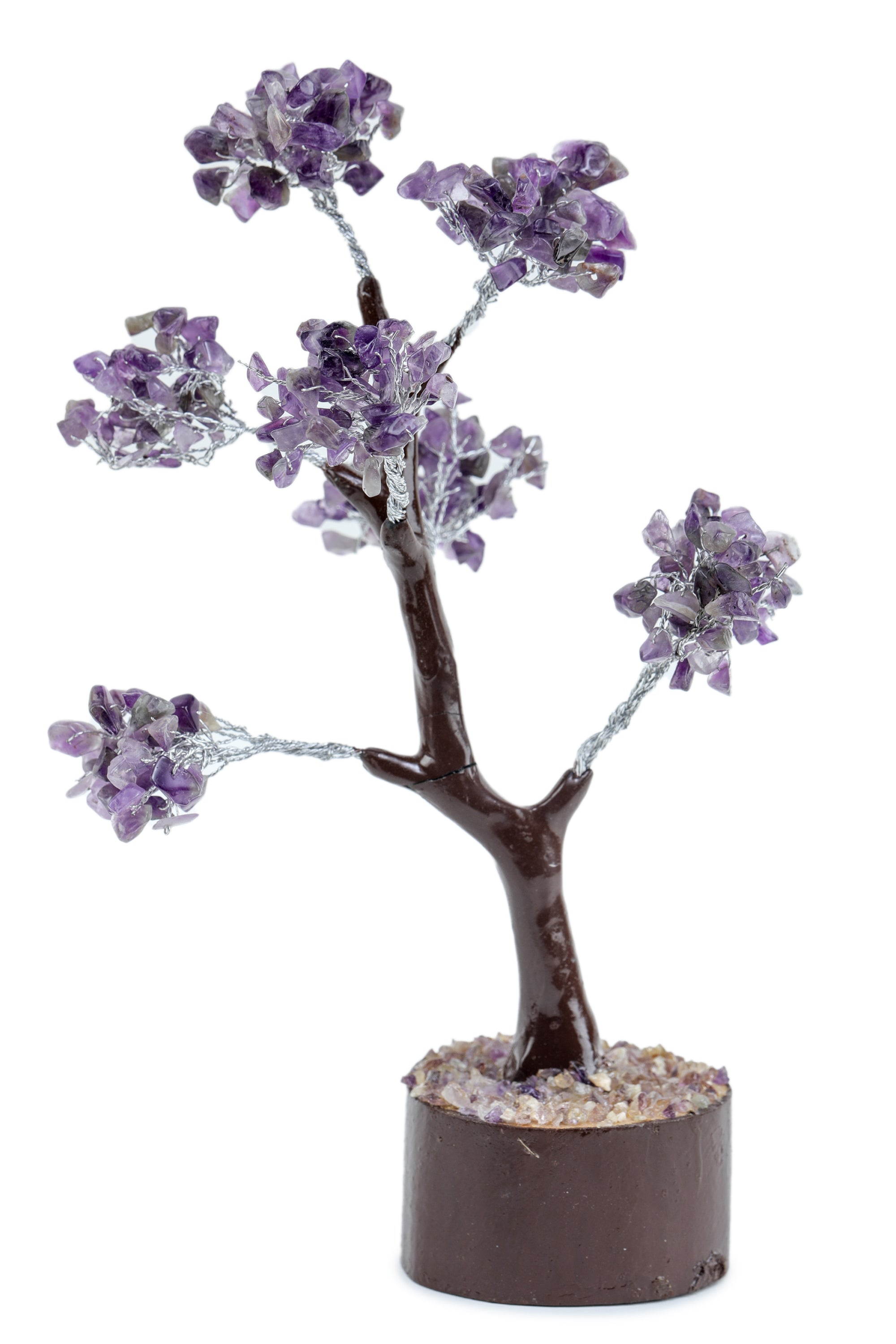 Studio Vaidik Amethyst Crystal Tree (M-seal)- 300 chips (Purple) - view 2