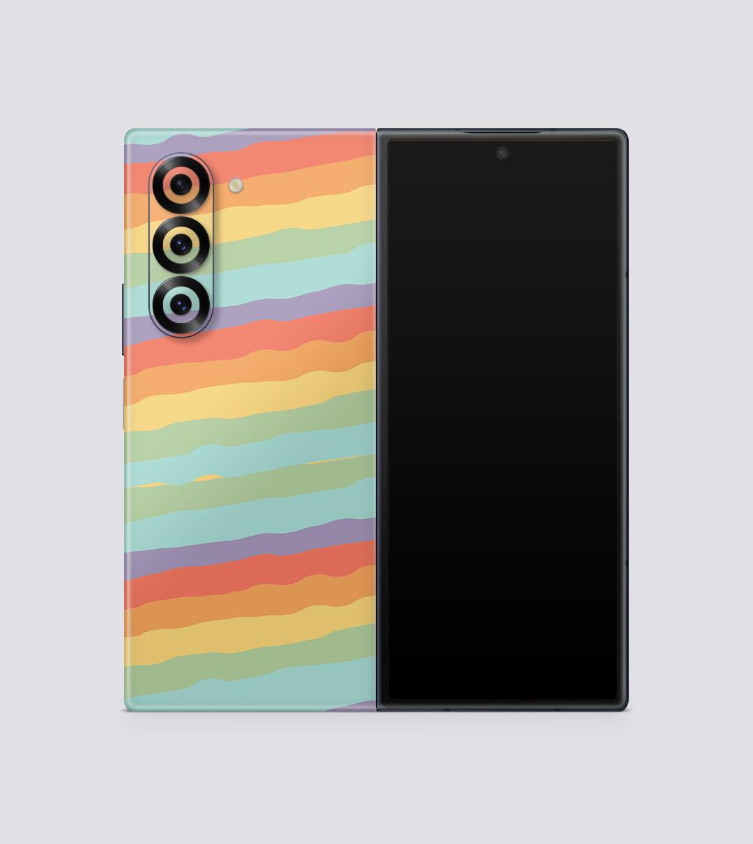 Samsung Galaxy Z Fold 6 pastel swirls