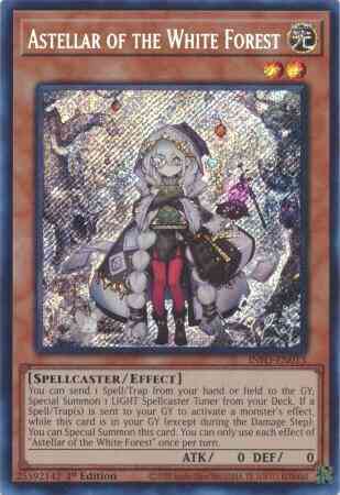 Yu-Gi-Oh! Astellar of the White Forest - INFO-EN013 - Secret Rare - 1st Edition
