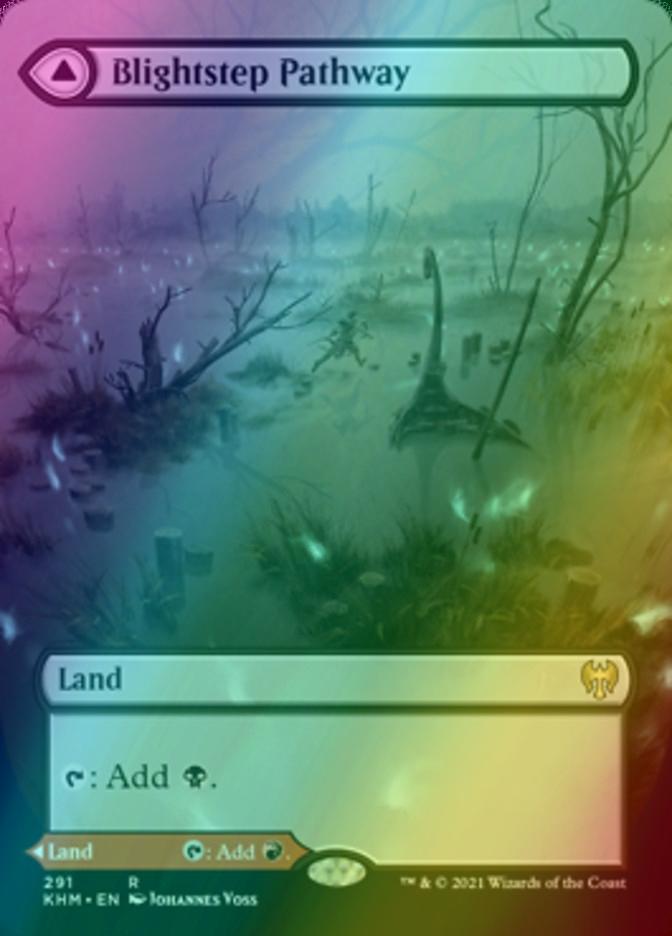 Blightstep pathway searstep – Magic Blightstep Pathway // Searstep Pathway [291] [Borderless] [Kaldheim] [Foil]