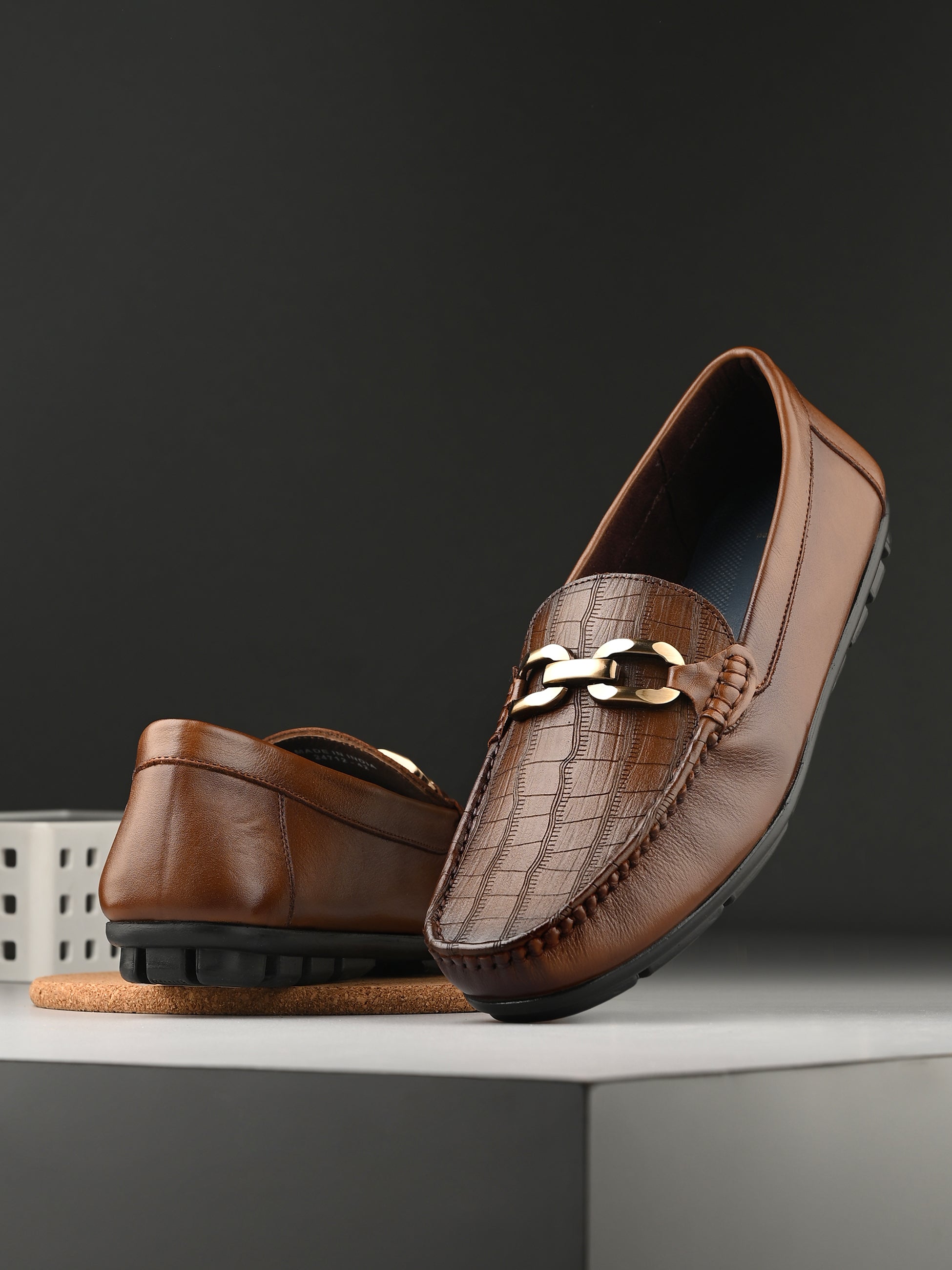 Egoss Shoes Egoss Printed Loafers For Men - view 2