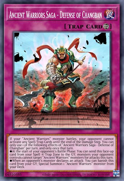 Yu-Gi-Oh! Ancient Warriors Saga - Defense of Changban - IGAS-EN070 - Rare - Unlimited