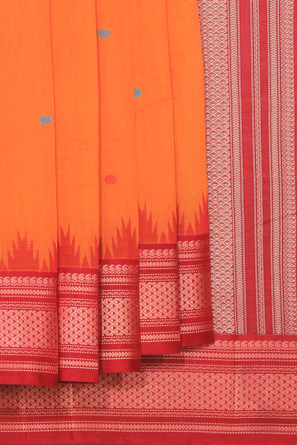 Kalanjali Kanchi Cotton Mustard Saree – Women's