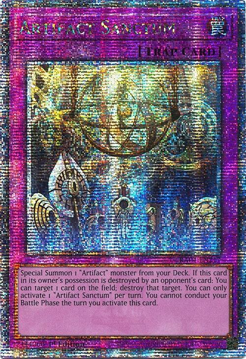 Yu-Gi-Oh! Artifact Sanctum - RA04-EN217 - Quarter Century Secret Rare - 1st Edition