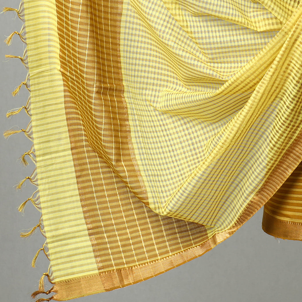 SOUTH KARGHA 3pc Mangalagiri Handloom Cotton Suit Material Set with Zari Border 35 - view 4