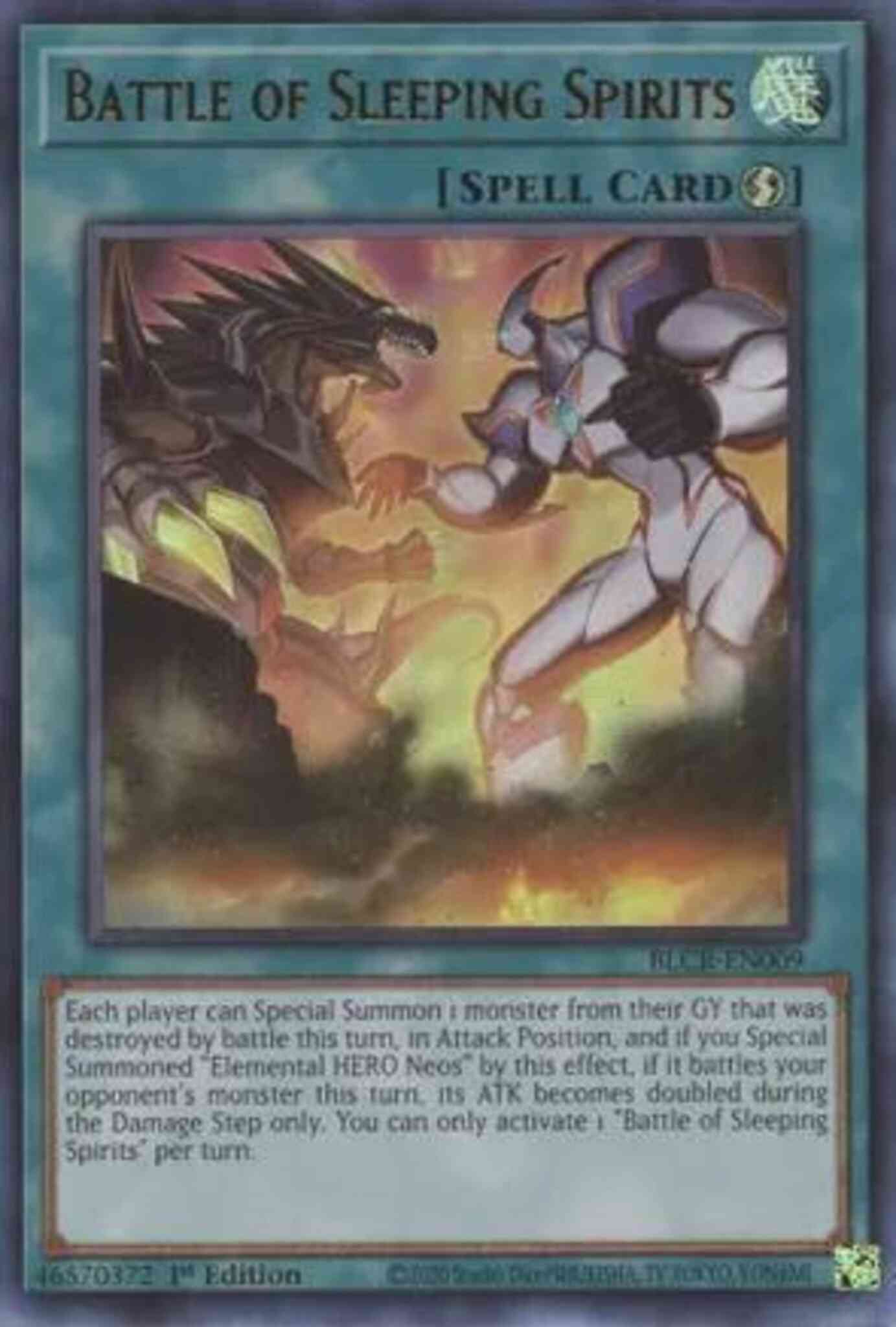 Yu-Gi-Oh! Battle of Sleeping Spirits - BLCR-EN009 - Ultra Rare - 1st Edition