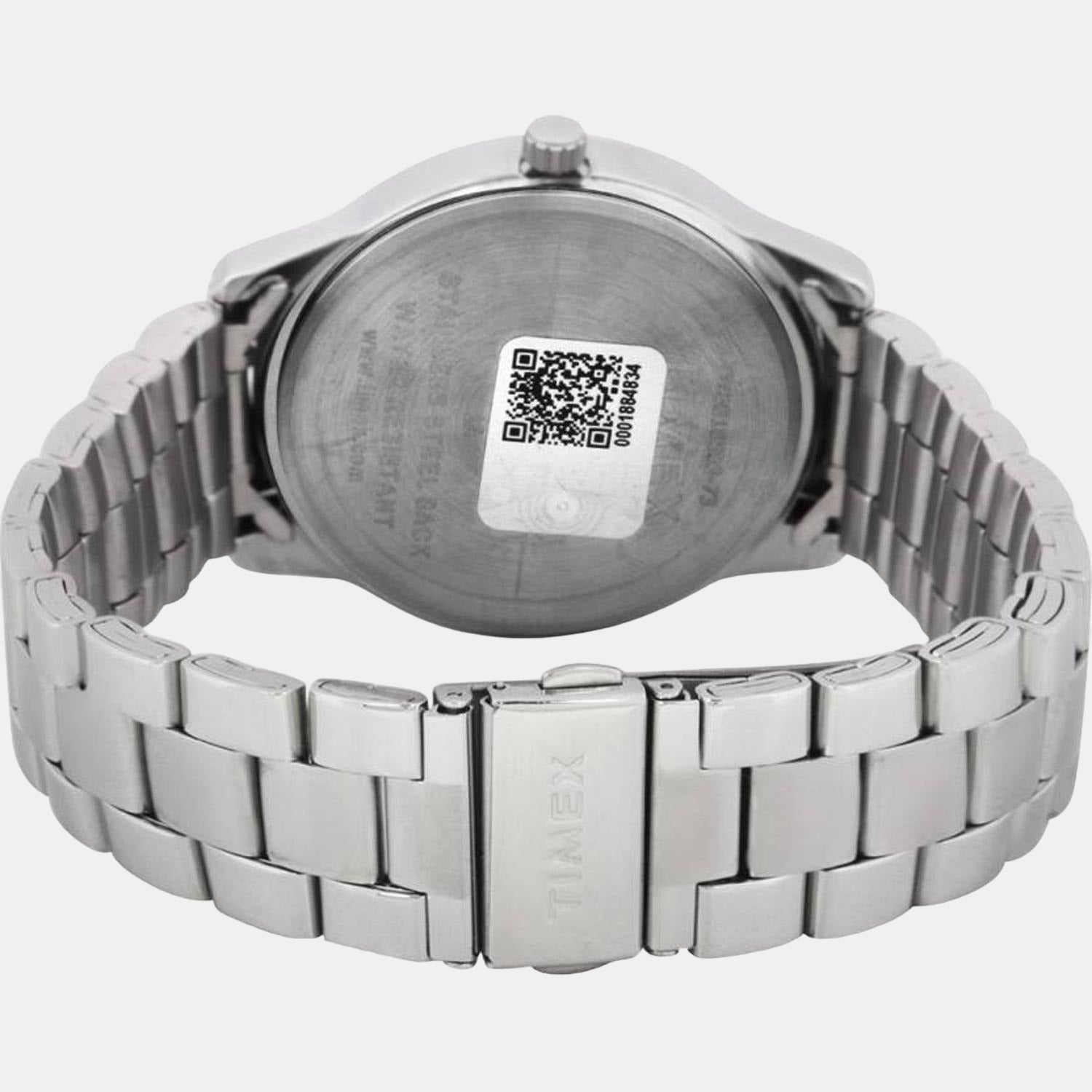 Timex Fashion Men Quartz Blue Dial Chronograph Stainless Steel Watch TWEG18503 - view 5