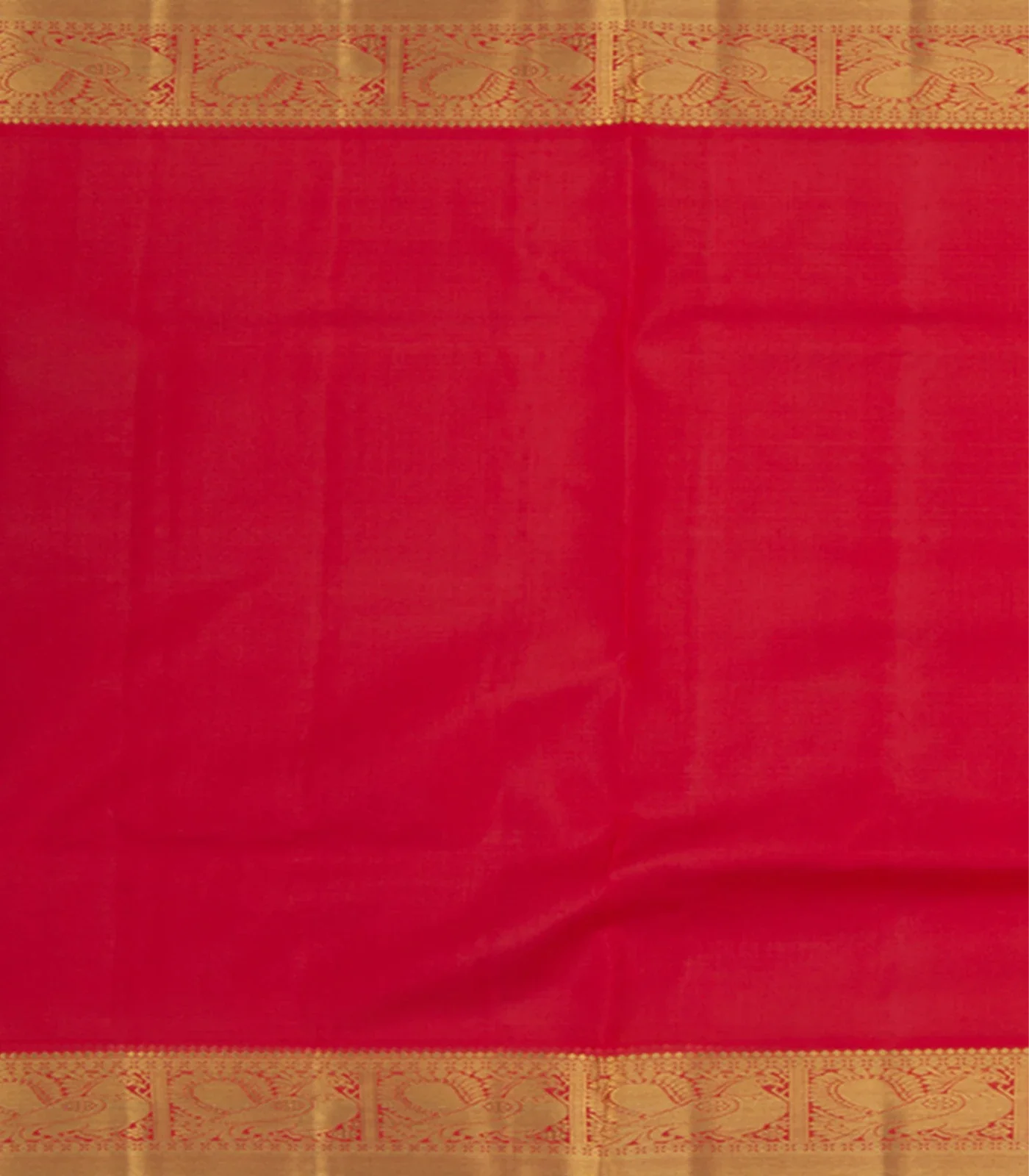 RmKV Light-Blue Handwoven Kanchipuram Tissue Saree With Contrast Pallu In Red-Light Blue - view 4