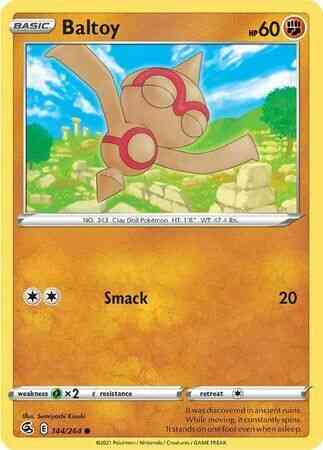 Common swsh8-144 non-holo – Pokémon Baltoy - 144/264 - Common [SWSH8-144] [Non-Holo]