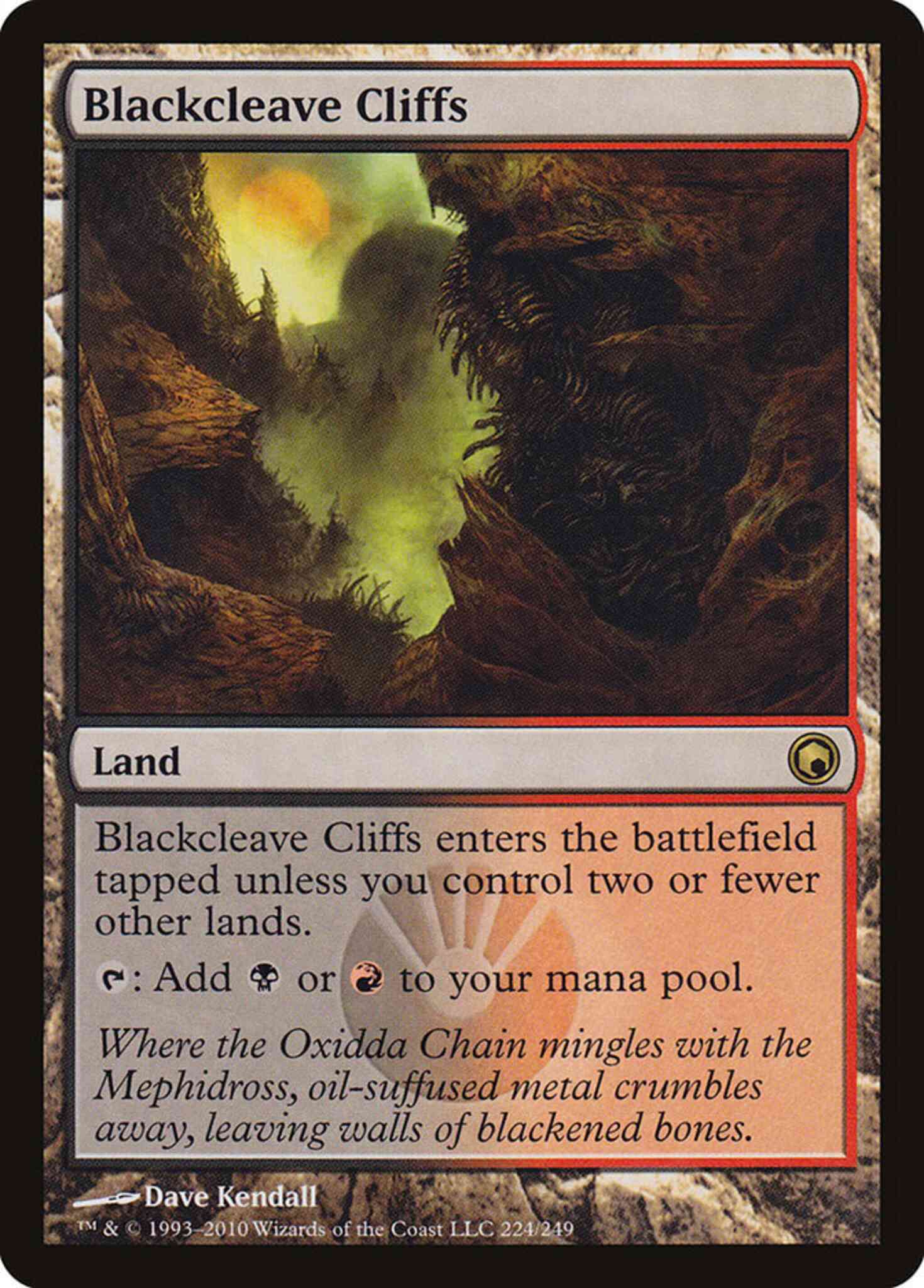 Blackcleave cliffs 224 – Magic Blackcleave Cliffs [224] [Scars Of Mirrodin] [Non-Foil]