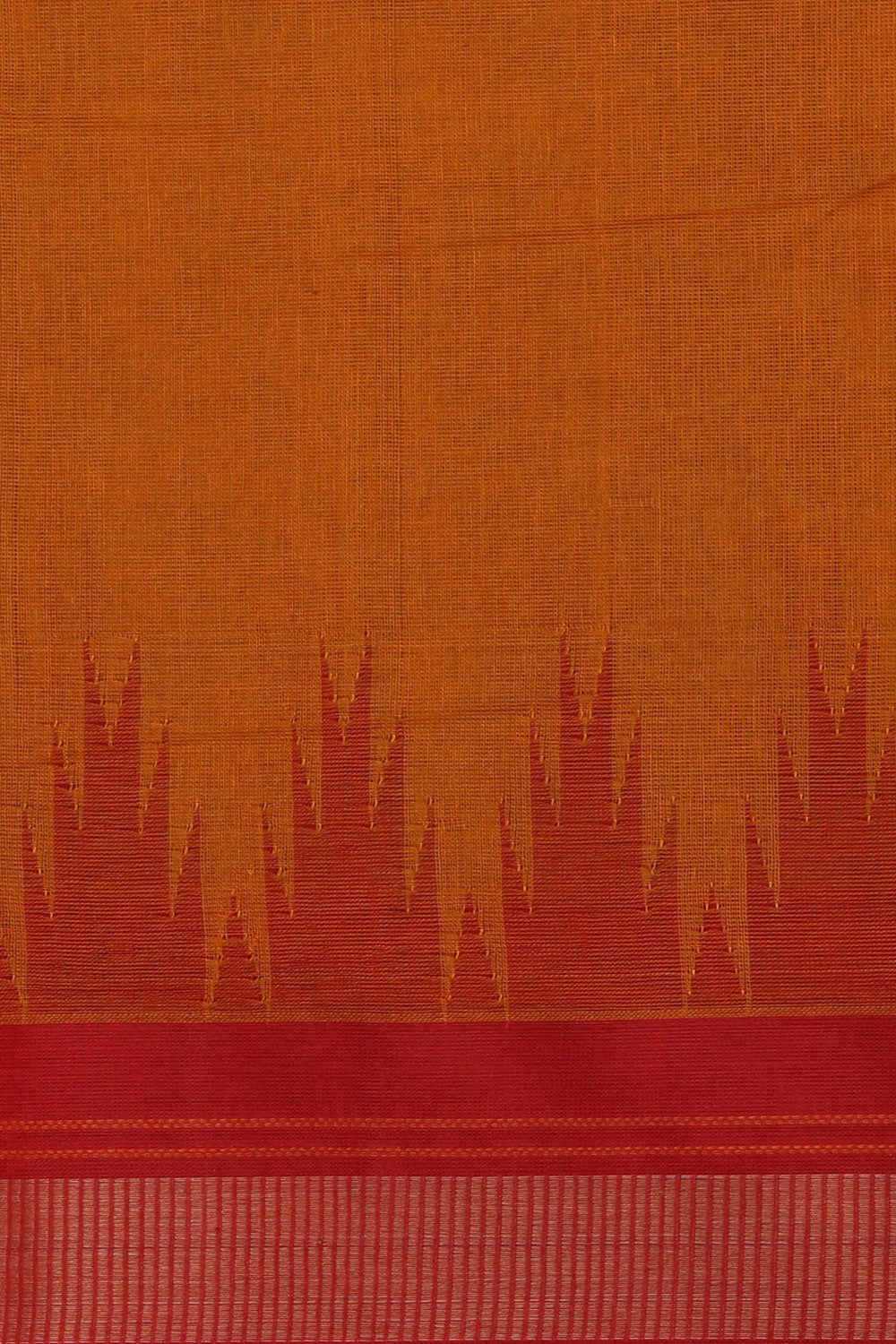 Kalanjali Kanchi Cotton Mustard Saree – Women's - view 2