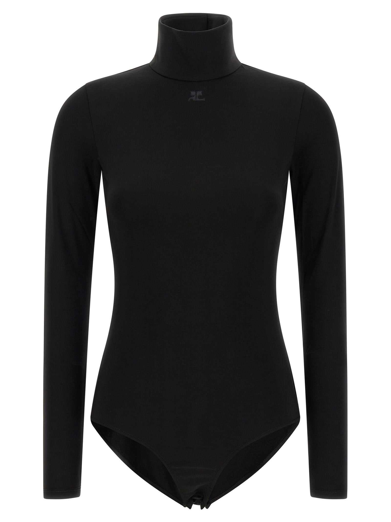 Courreges Jersey Mockneck Bodysuit – 96% viscose, 4% elastane