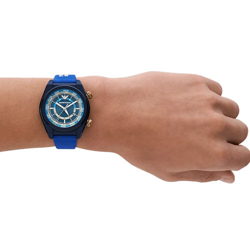 Emporio Armani Federica Blue Dial Men 43mm AR11564 - view 2