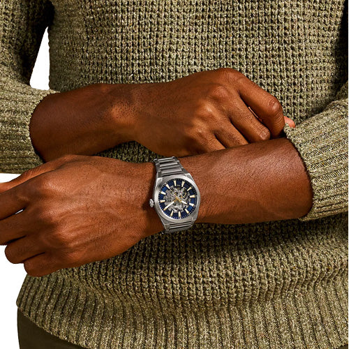 Fossil Everett Blue Dial Men 42mm ME3220 - view 2
