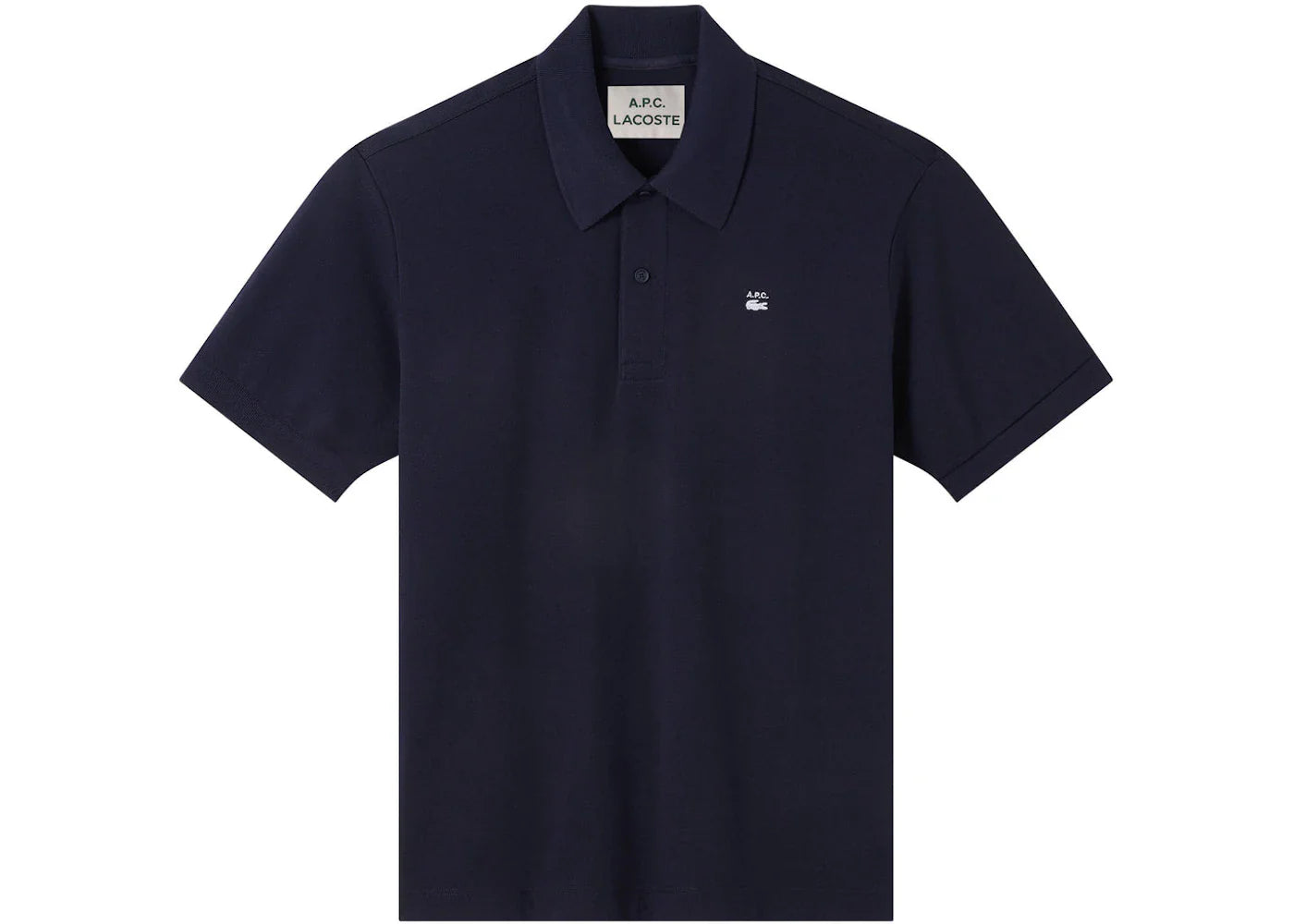 P c x – A.P.C. x Lacoste Polo Shirt Navy Blue