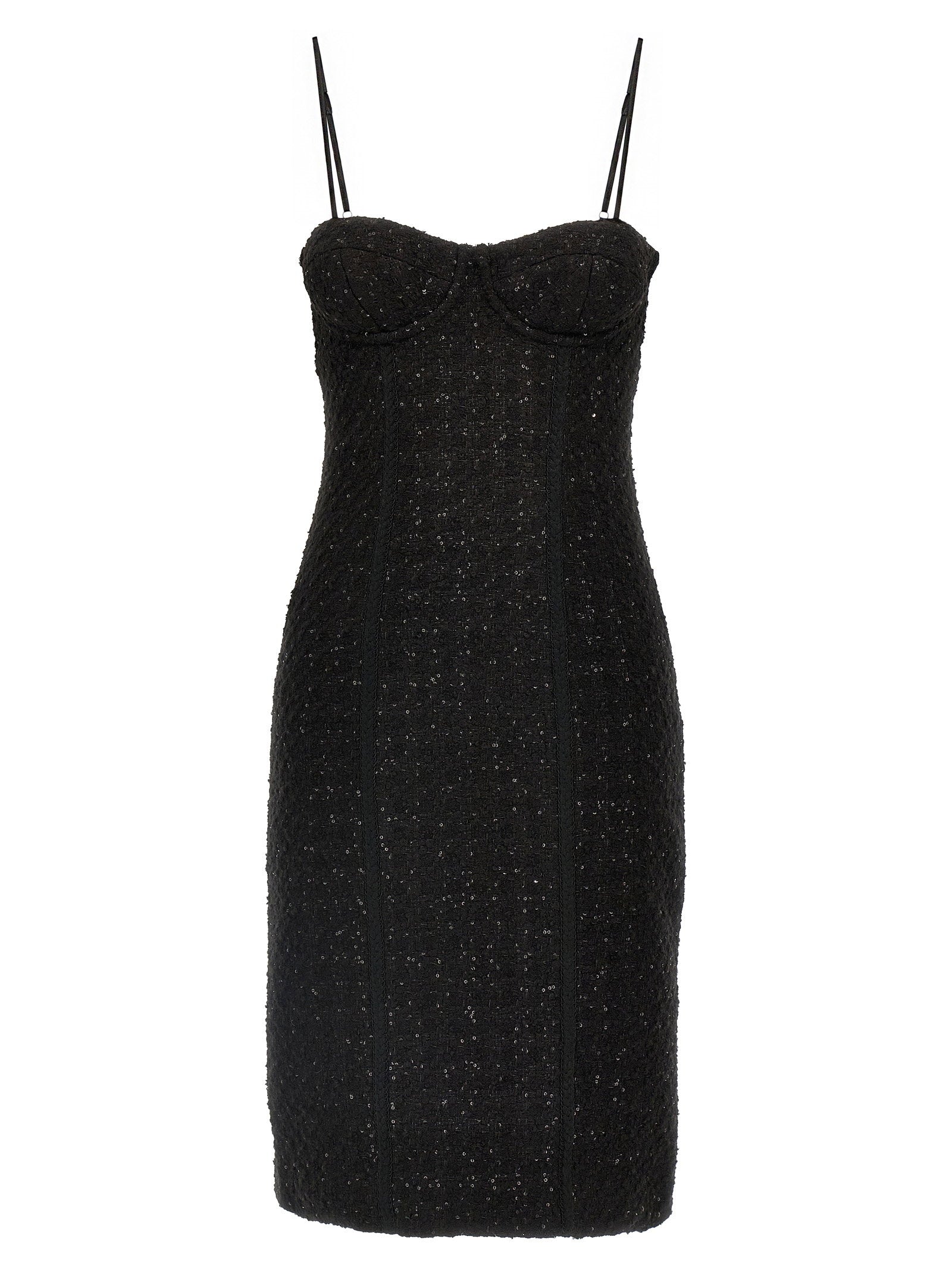 Rotate Birger Christensen Bouclé Midi Dress – 100% polyester