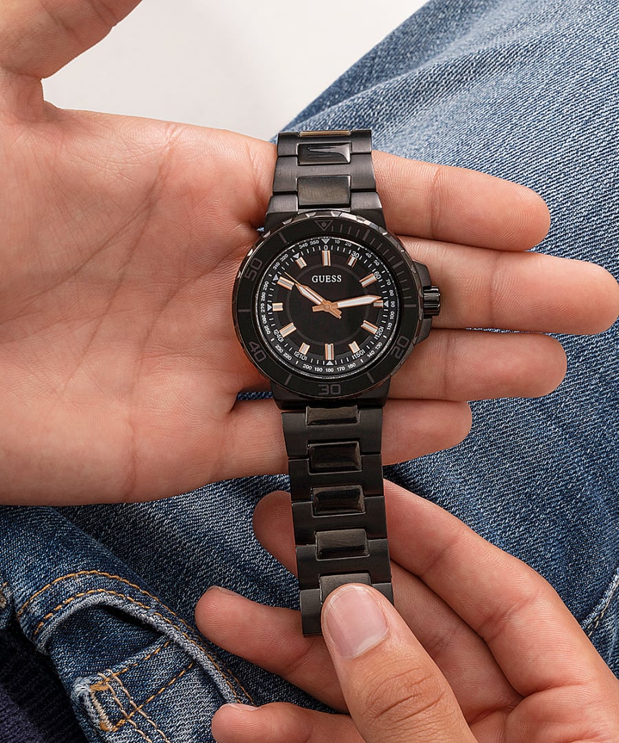 Guess Track Black Dial Men 44mm - view 3