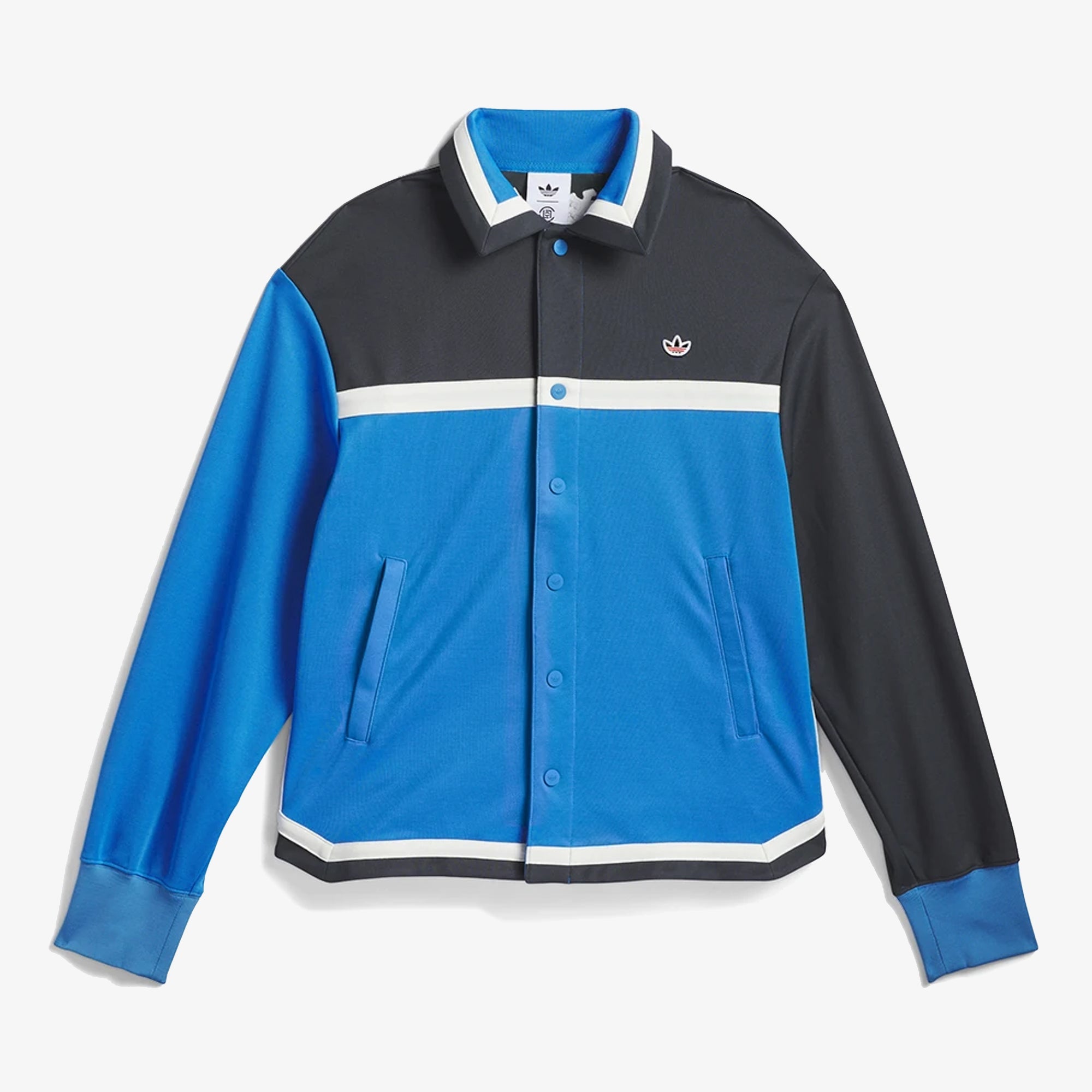 Adidas Originals | Clot Warmup Jacket By Edison Chen { Bright Blue - view 3