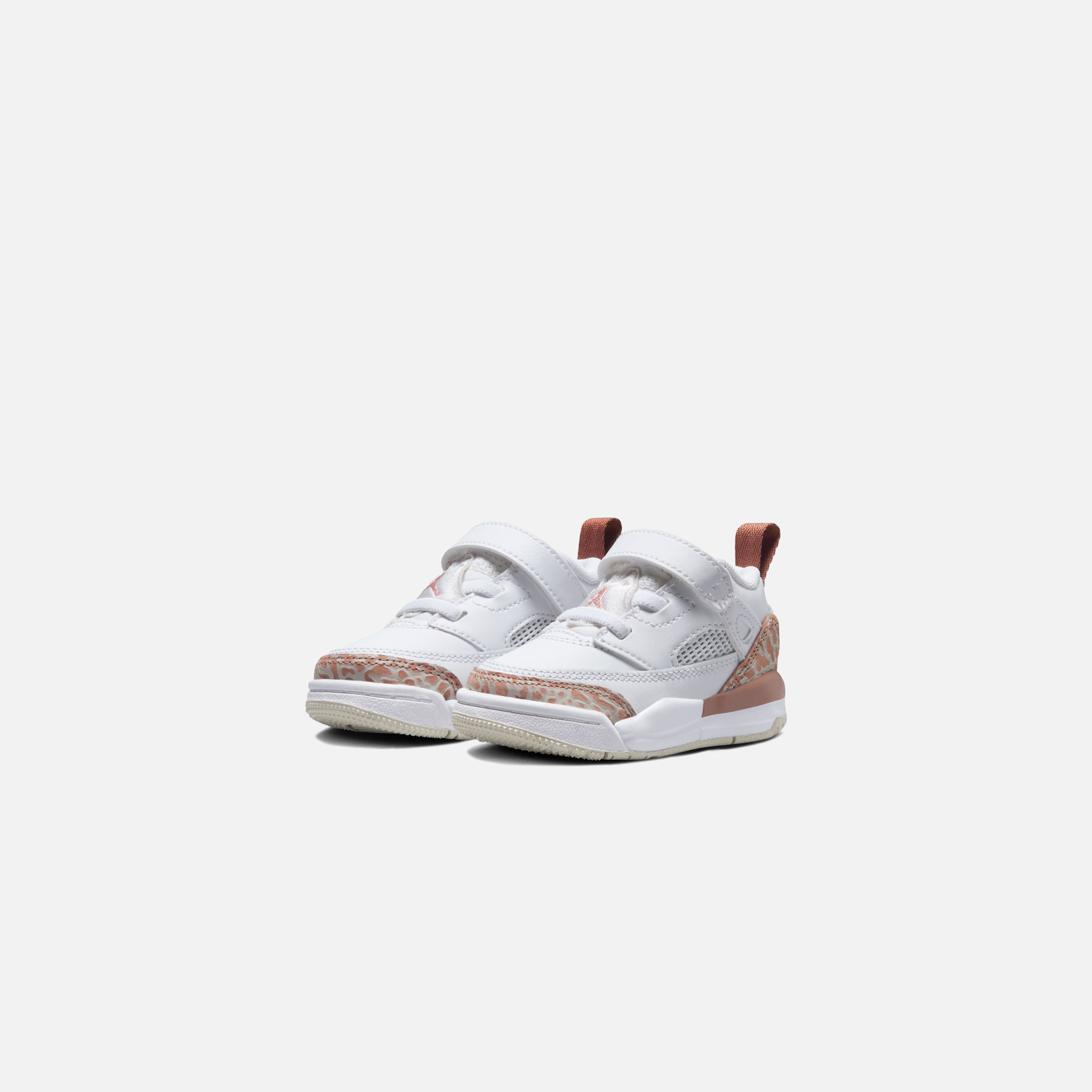 Jordan TD Spizike Low - White / Archaeo Brown / Light Bone / Pink Oxford - view 2