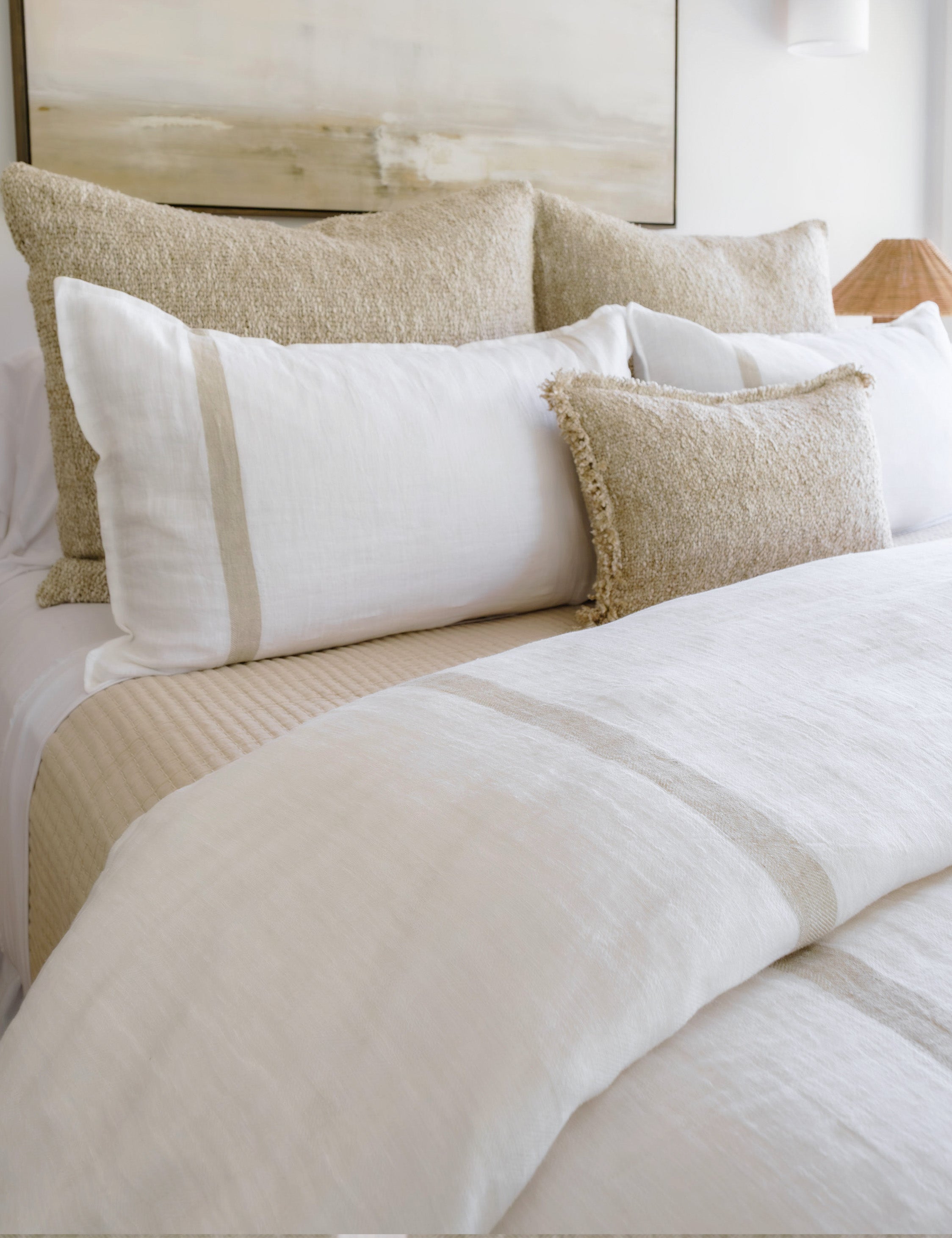 Lulu and Georgia Rory Linen Duvet Cover by Pom Pom at Home - view 16