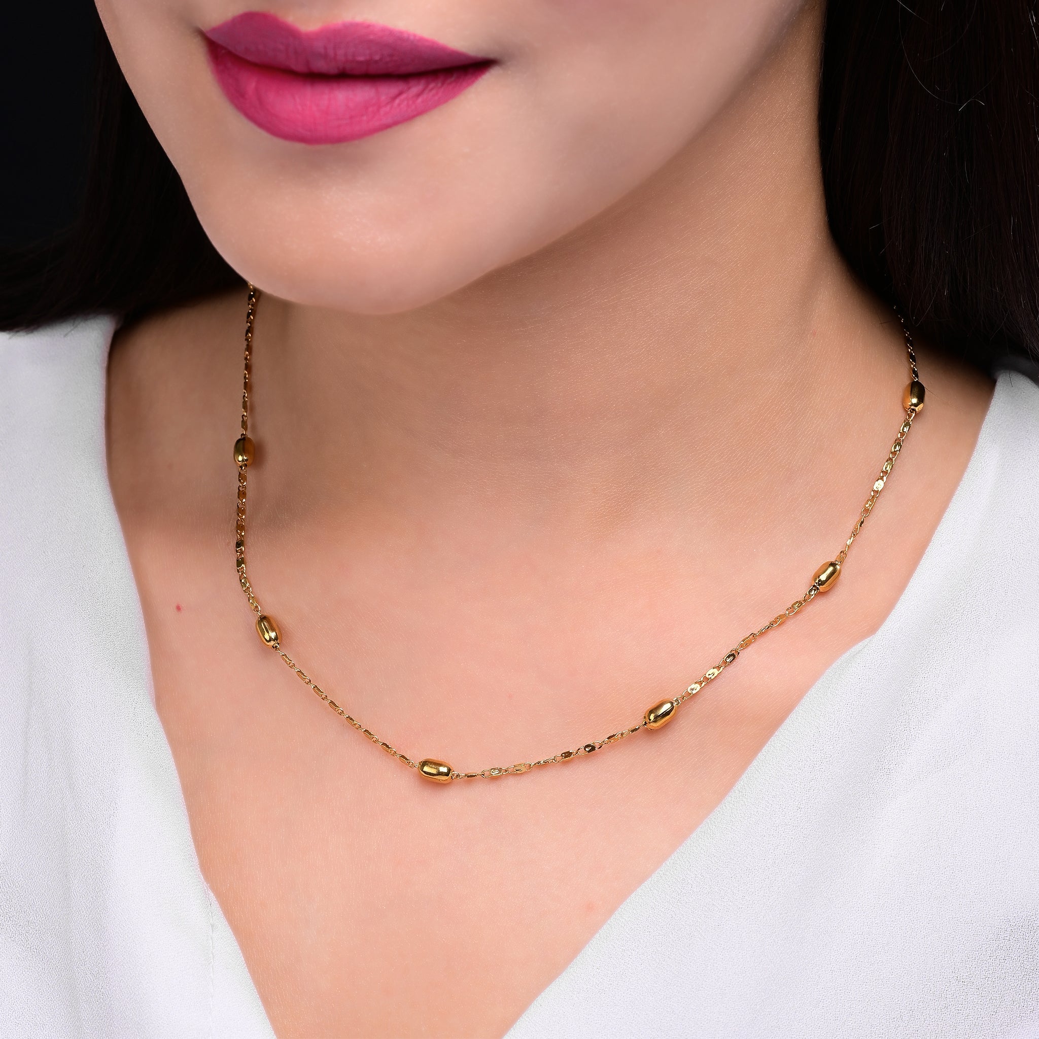 Branta Gold Necklace Chain for Women and Girls