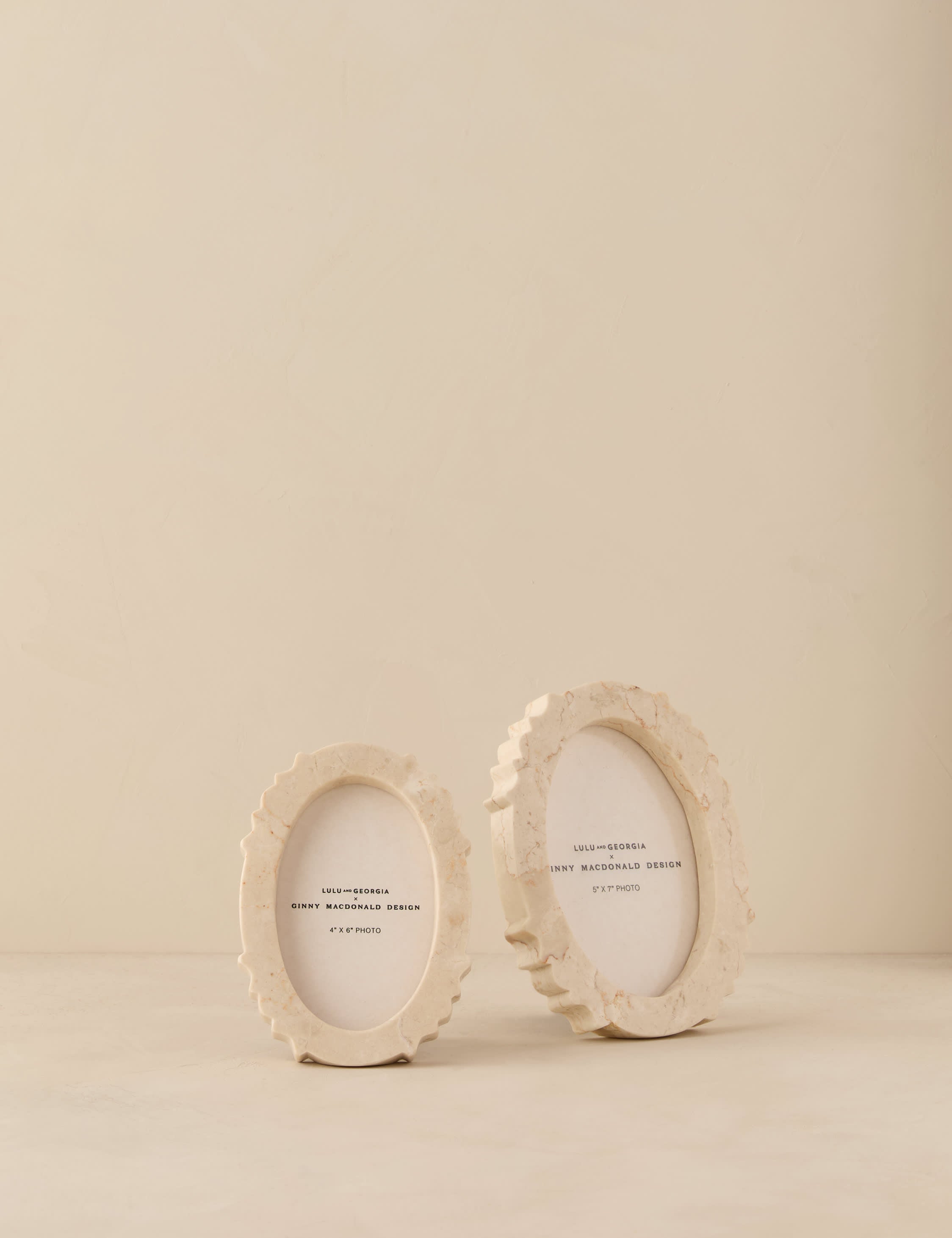 Lulu and Georgia Longton Marble Picture Frame by Ginny Macdonald
