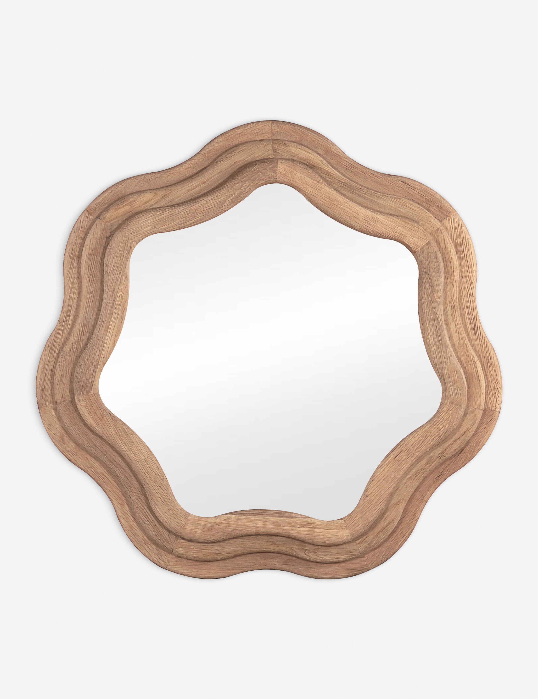 Lulu and Georgia Lera Round Mirror – Natural