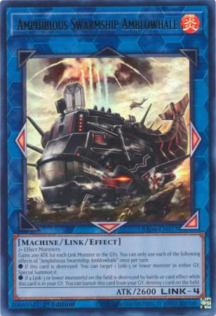 Yu-Gi-Oh! Amphibious Swarmship Amblowhale - RA04-EN077 - Ultra Rare - 1st Edition