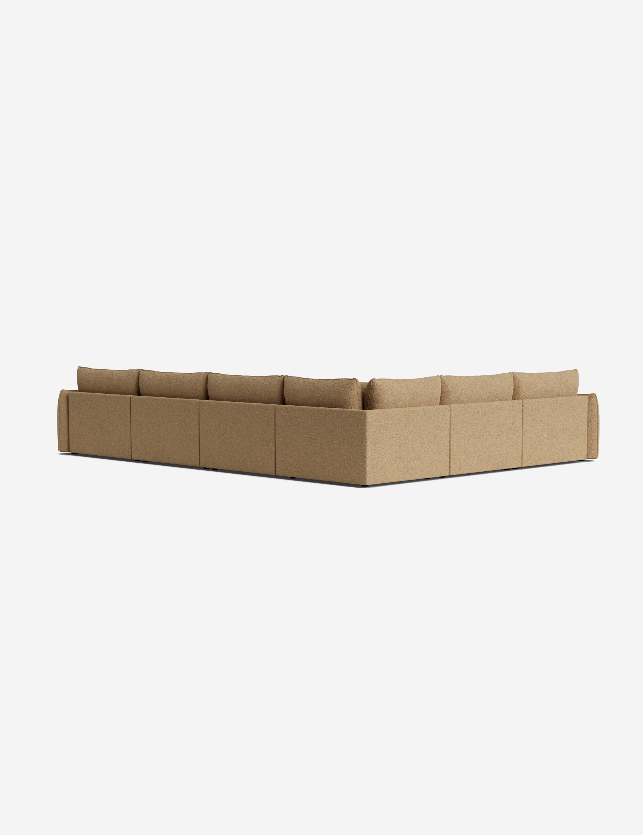 Lulu and Georgia Balmer Modular Corner Sectional Sofa With Ottoman - view 102