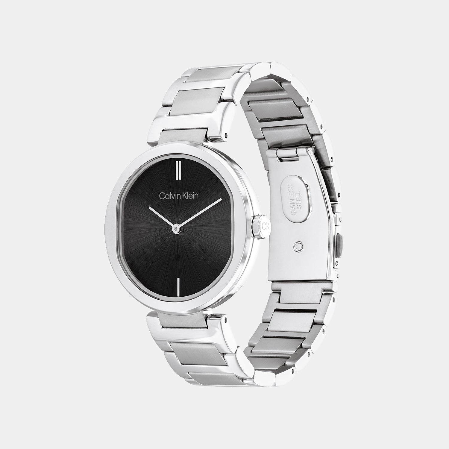 Calvin Klein Ck Sensation Women Quartz Black Dial Analog Stainless Steel Watch 25200249 - view 2