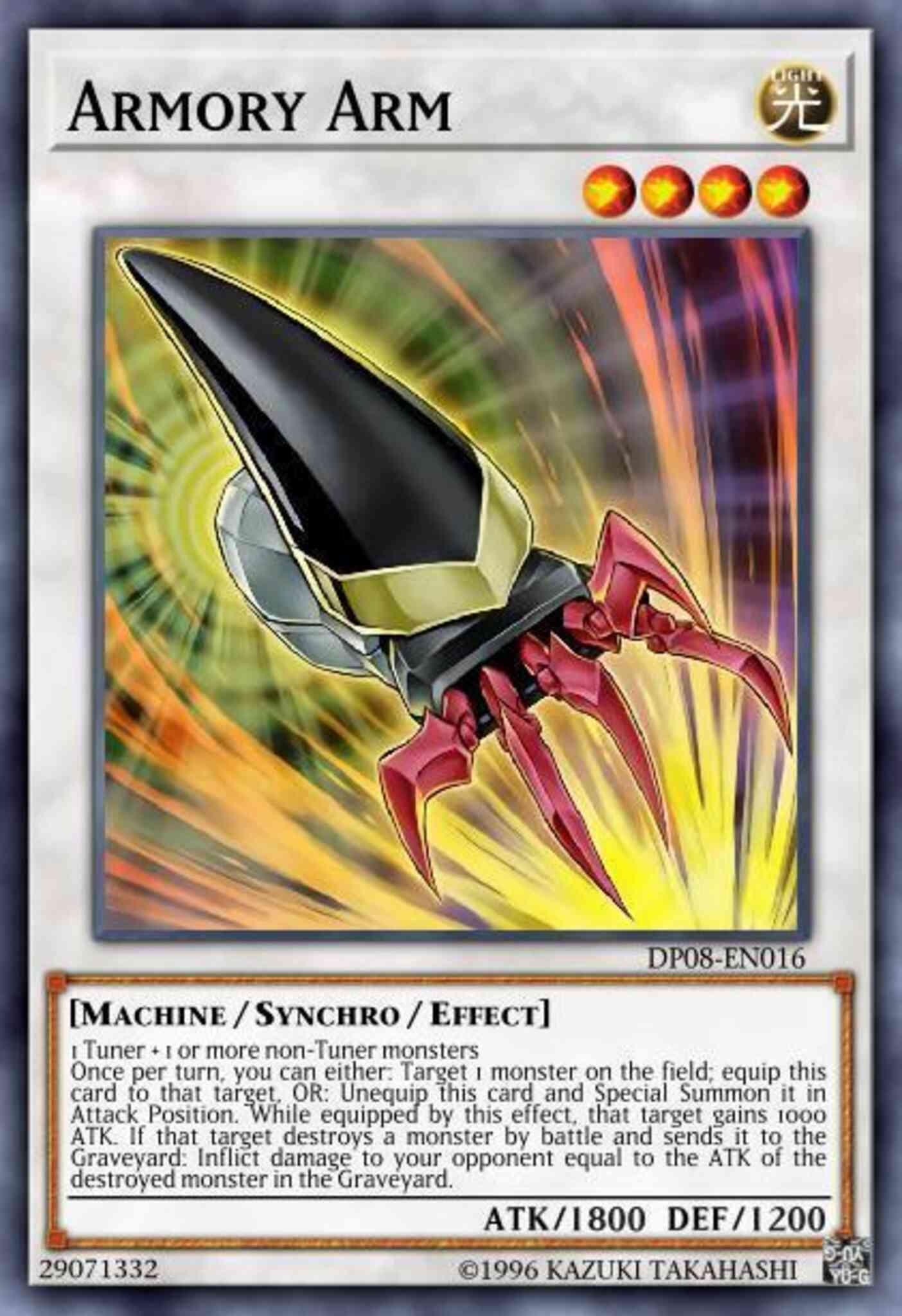 Yu-Gi-Oh! Armory Arm - LC5D-EN034 - Secret Rare - 1st Edition