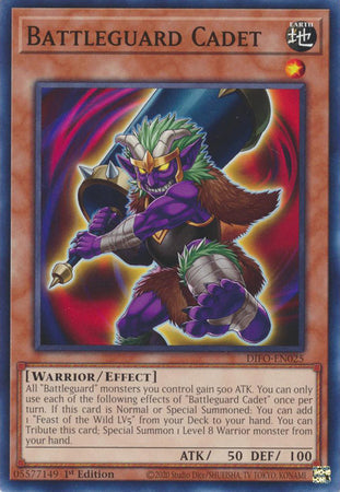 Yu-Gi-Oh! Battleguard Cadet - DIFO-EN025 - Common - 1st Edition