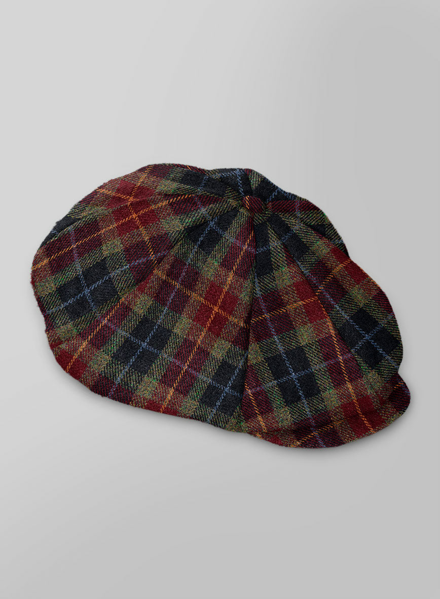 StudioSuits Harris Tweed Oscar Tartan Newsboy Cap - view 2