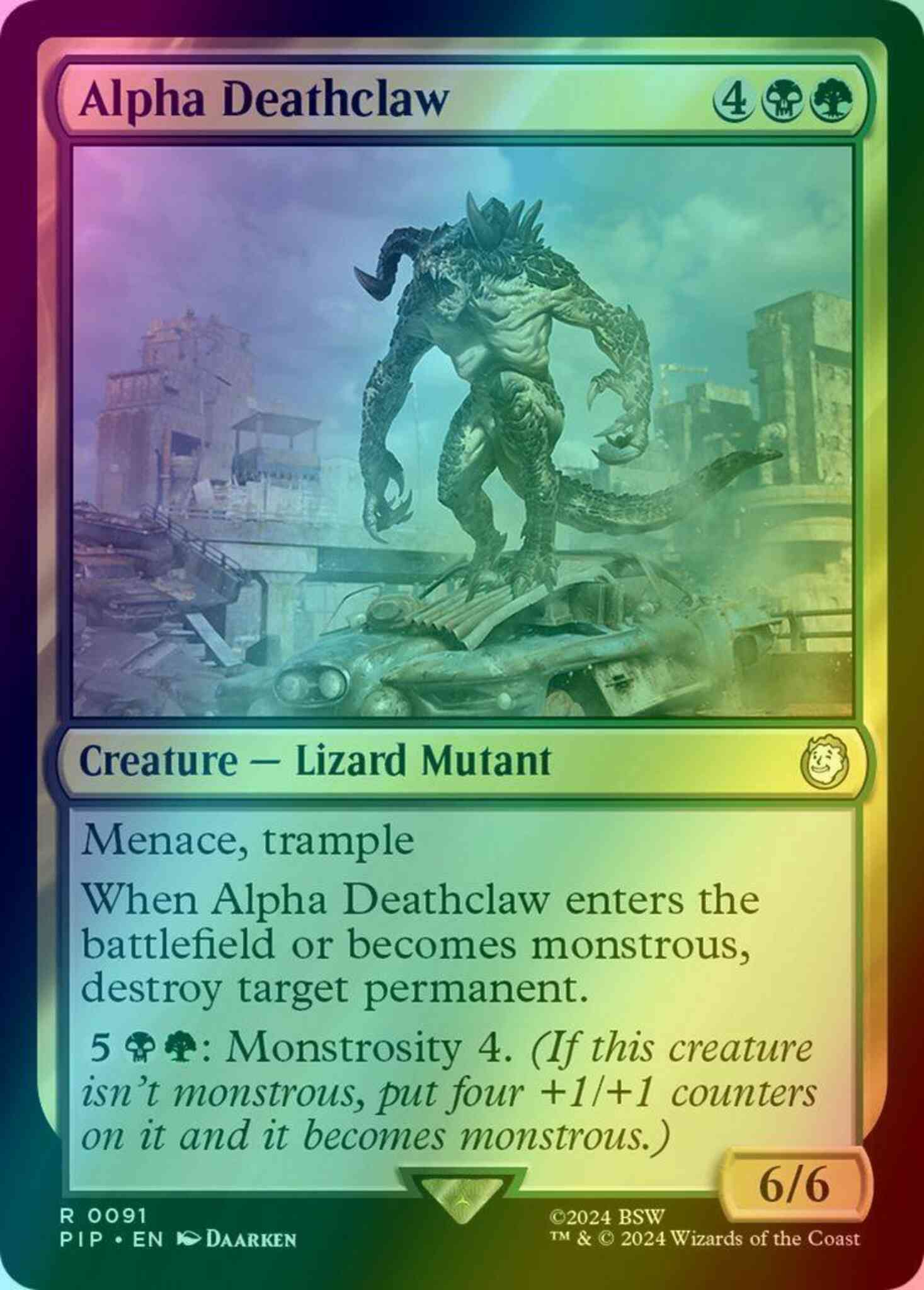 Alpha deathclaw 91 – Magic Alpha Deathclaw [91] [Fallout] [Foil]