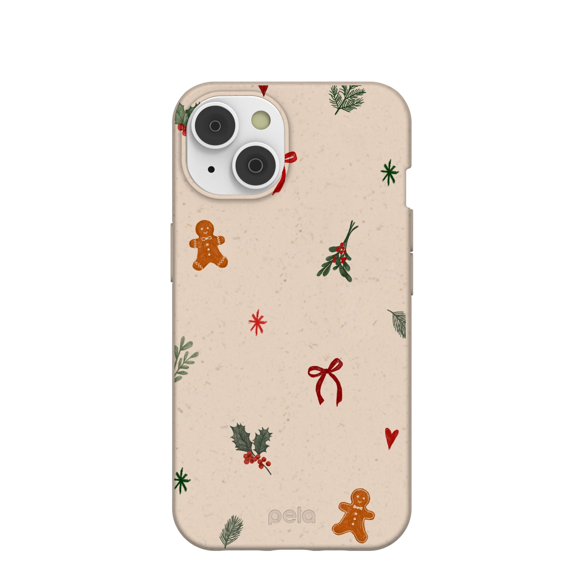Pela Case Seashell Be Merry iPhone 14 Case
