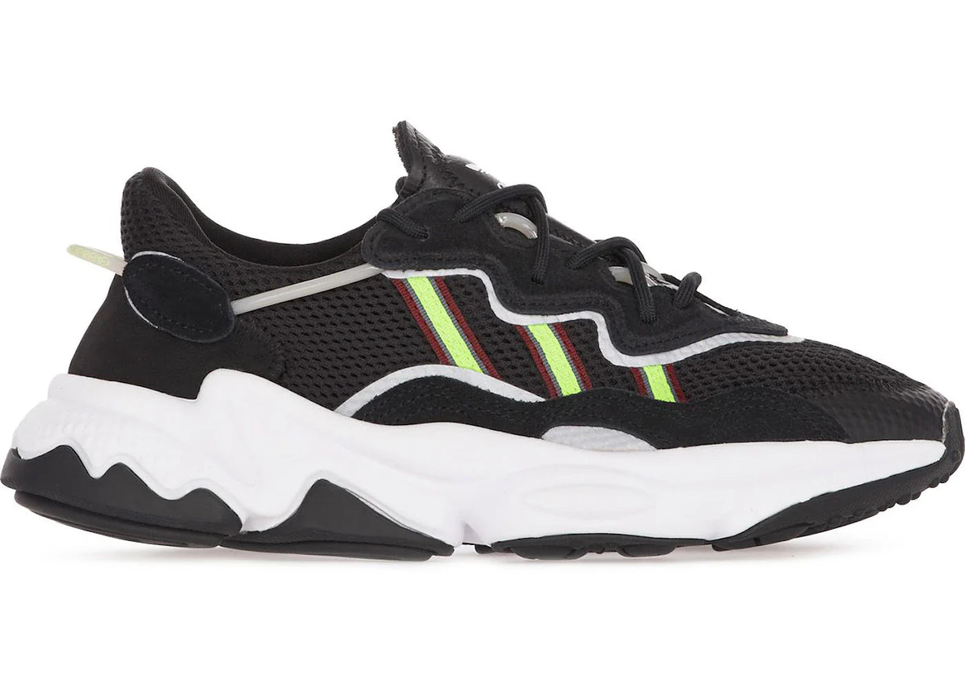 adidas Ozweego Black Solar Green (Women's) - view 2