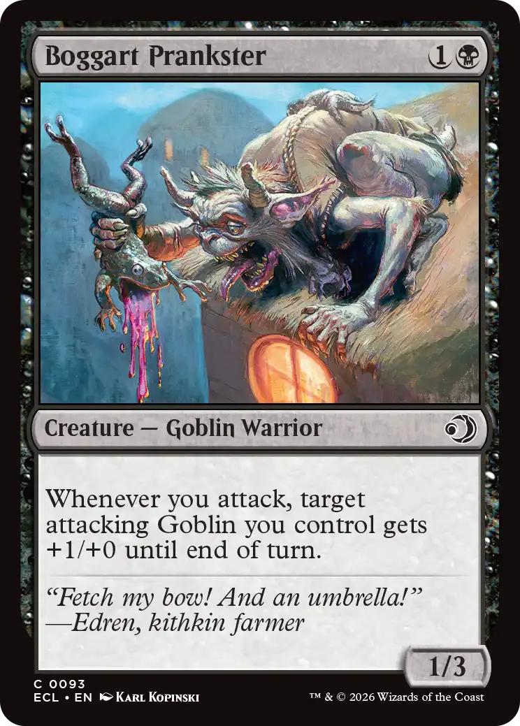Boggart prankster 93 – Magic Boggart Prankster [93] [Lorwyn Eclipsed] [Non-Foil]