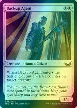 Backup agent 2 – Magic Backup Agent [2] [Streets of New Capenna] [Foil]
