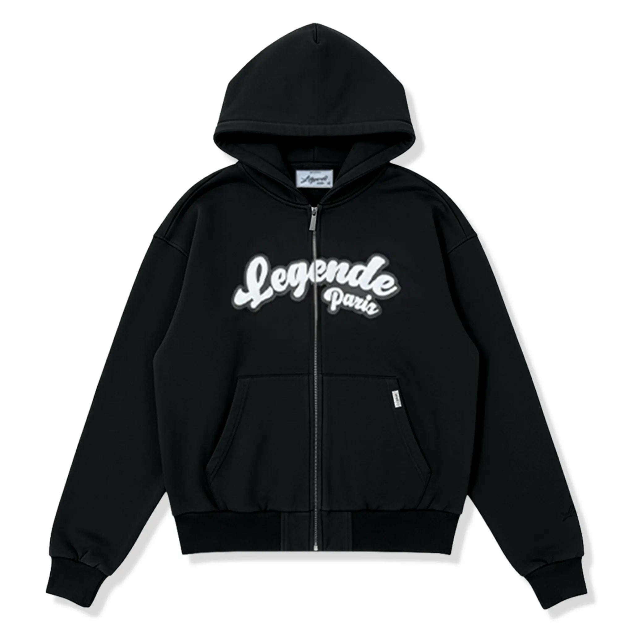 Légende Paris Gum Logo Black Zip-Up Hoodie