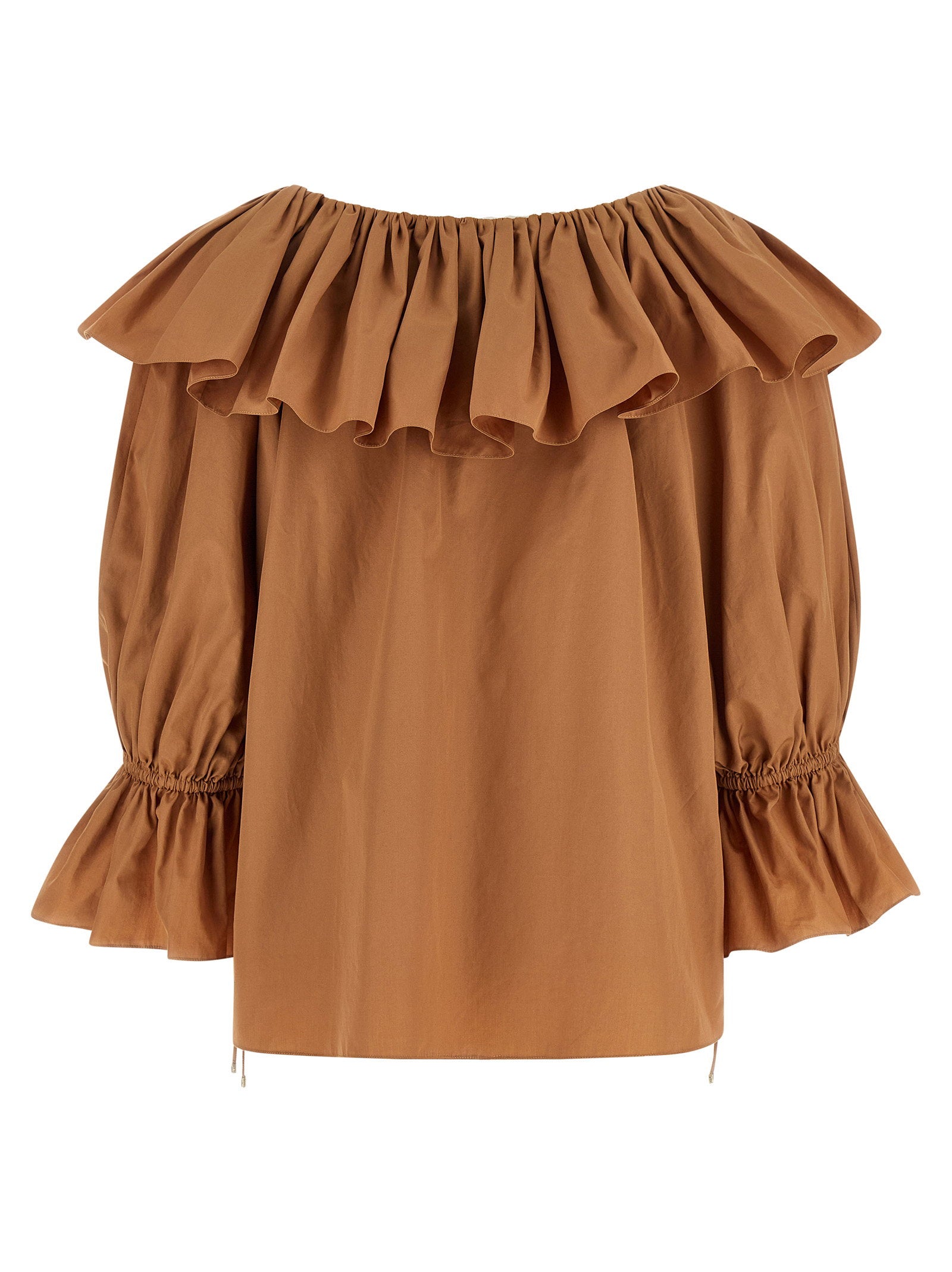 Chloé Ruffle Blouse – 100% cotton - view 2